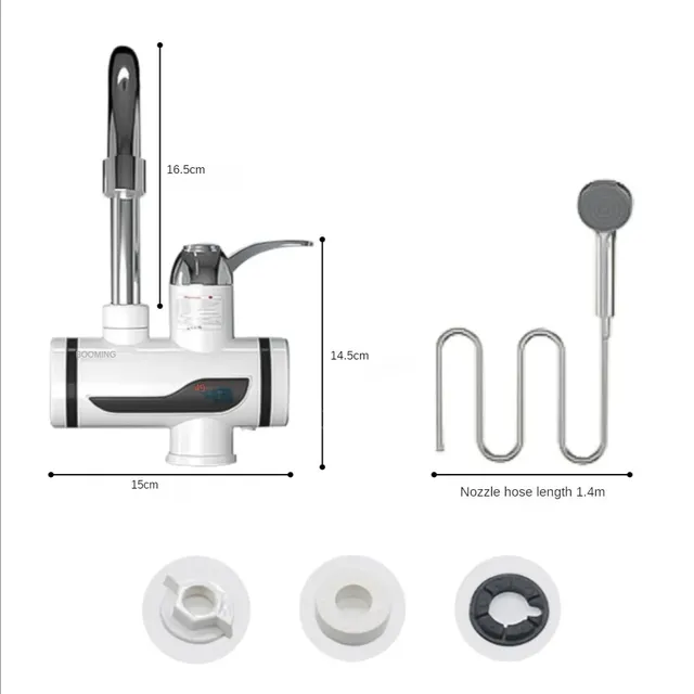 Chauffe-eau sans réservoir robinet douche chauffe-eau… – vue 5