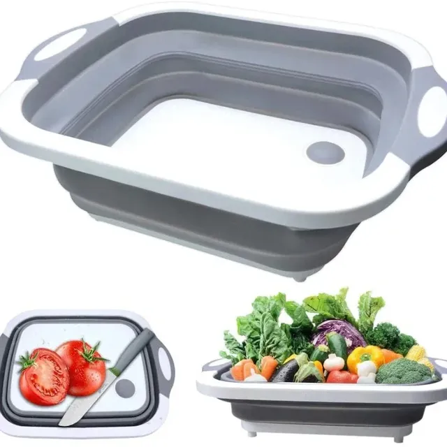 1/2 pièces ménage pliant lavabo Portable évier pied seau… – vue 2