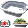 1/2 pièces ménage pliant lavabo Portable évier pied seau… – vue 2