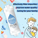 Filtre de douche 3 en 1, élimine le chlore, adoucit la peau/cheveux, ajustement universel pour tous les pommes de douche, accessoires de salle de bain familial