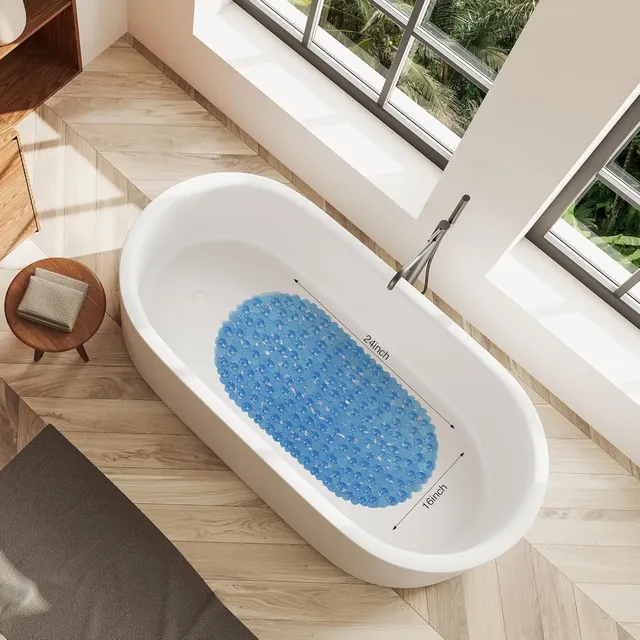 Tapis de baignoire avec ventouses et trous de vidange – vue 5