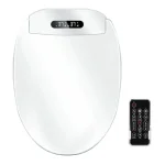 Siège de toilette bidet intelligent pour salles de bains, siège métropolitain, fermeture lente, sèche-linge chaud, lavage avant arrière, eau chaude, veilleuse télécommandée