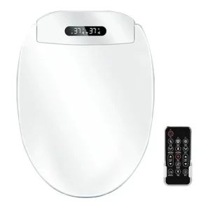 Siège de toilette bidet intelligent pour salles de bains, siège métropolitain, fermeture lente, sèche-linge chaud, lavage avant arrière, eau chaude, veilleuse télécommandée Siège de toilette bidet intelligent pour salles de bains, siège métropolitain, fermeture lente, sèche-linge chaud, lavage avant arrière, eau chaude, veilleuse télécommandée