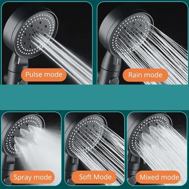 Pommeau de douche haute pression réglable – vue 4