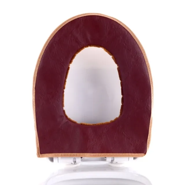 Housse siège toilette rembourrée velours microfibre… – vue 4