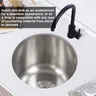 Évier rond de cuisine Mini évier de cuisine rond barre… – vue 3