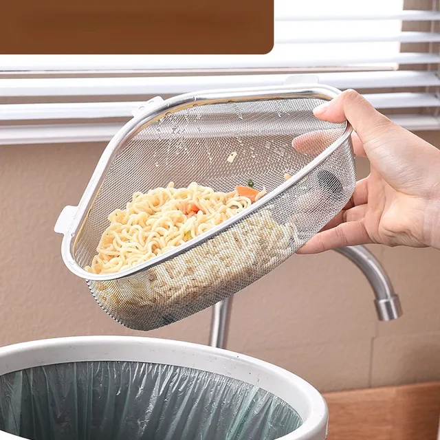 Panier de vidange d'évier de cuisine en acier inoxydable – vue 3