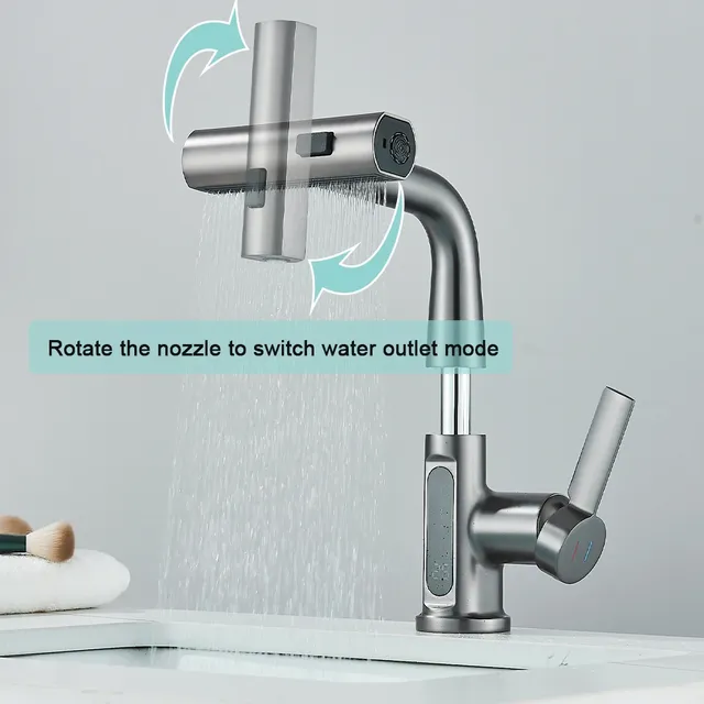 Robinet cuisine extractible cascade affichage numérique… – vue 5