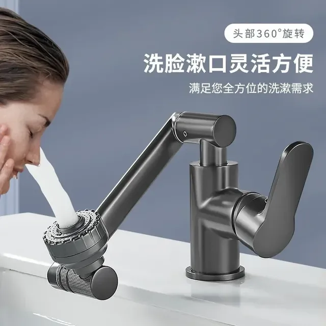 Robinet d'évier de cuisine en acier inoxydable – vue 3