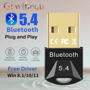 Adaptateur USB Bluetooth pour Pc, récepteur Dongle USB Bluetooth 5.4/5.3/5.1/ 5.0 pour haut-parleur, souris, clavier, transmetteur Audio de musique Adaptateur USB Bluetooth pour Pc, récepteur Dongle USB Bluetooth 5.4/5.3/5.1/ 5.0 pour haut-parleur, souris, clavier, transmetteur Audio de musique