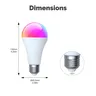 Ampoule intelligente MATTER WiFi RGB + CW 14W E27 – vue 6