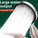 Grande pomme de douche 13CM, 3 Modes réglables, haute qualité, haute pression, économie d&rsquo;eau, buse de robinet de douche, accessoires de salle de bains