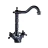 Robinet lavabo laiton doré antique victorien bec haut… – vue 7