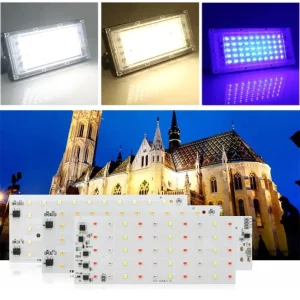 Perles de lampe LED intelligentes, bricolage, ampoule LED AC 220V pour lampadaire, puce d&rsquo;éclairage extérieur, perles d&rsquo;éclairage de budgétaire