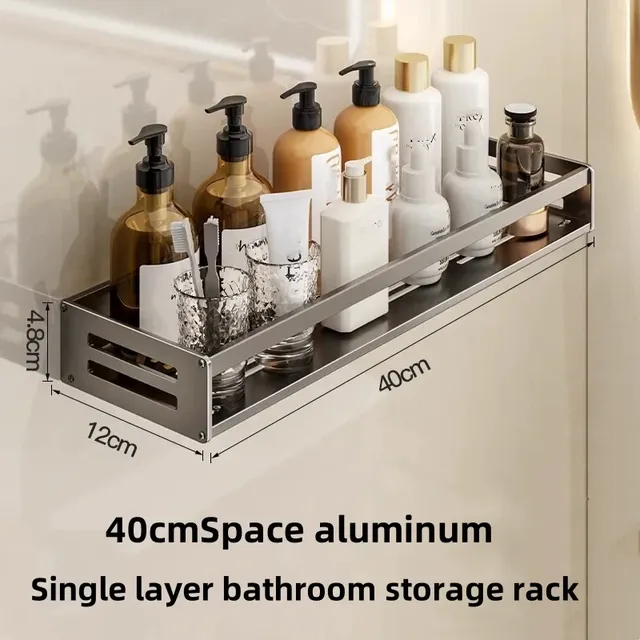 Étagère d'angle de douche sans perçage – vue 6