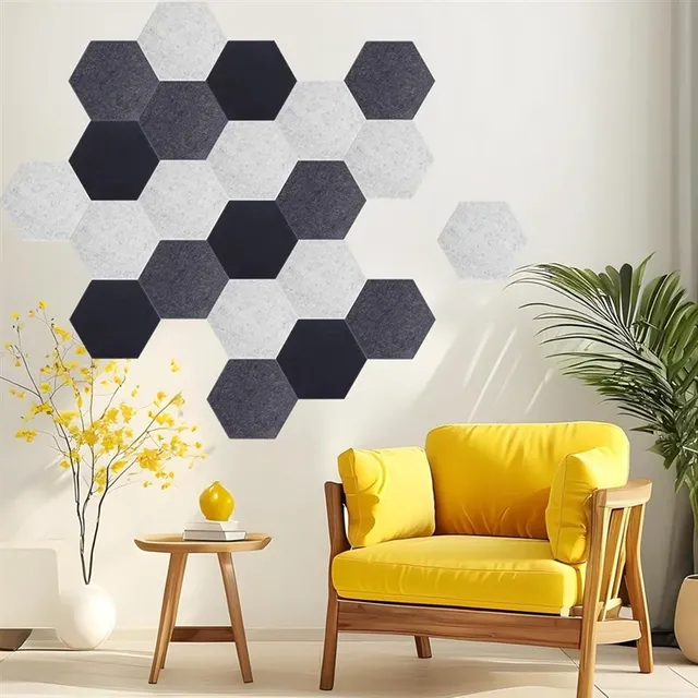 Panneaux acoustiques muraux hexagonaux autocollants…