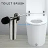 Brosse toilette silicone doubleface tige inoxydable… – vue 4