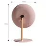 Miroir de maquillage rond à LED – vue 3