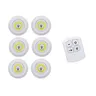 Lot trois spots LED sans fil télécommande intensité… – vue 2