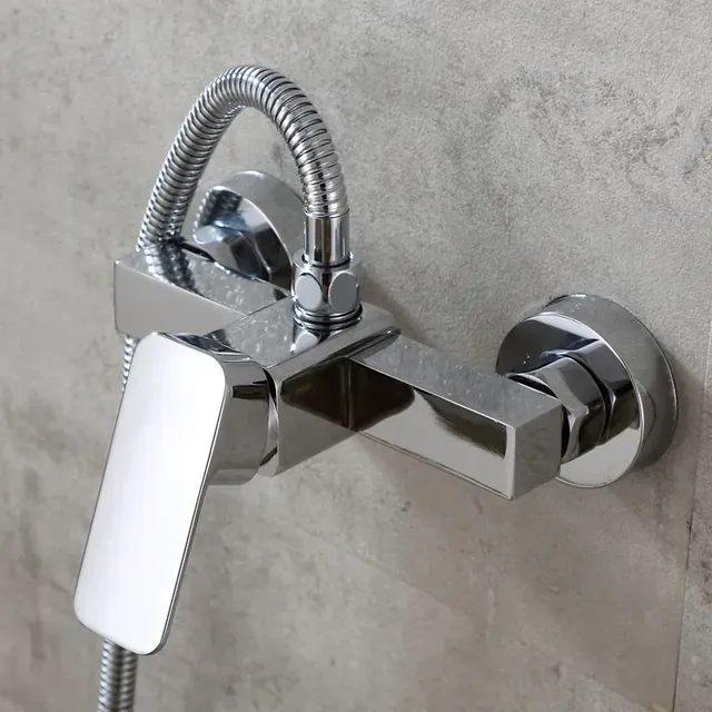 Mitigeur mural monocommande bain douche contemporain…