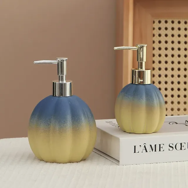 Distributeur de savon citrouille céramique désinfectant… – vue 3