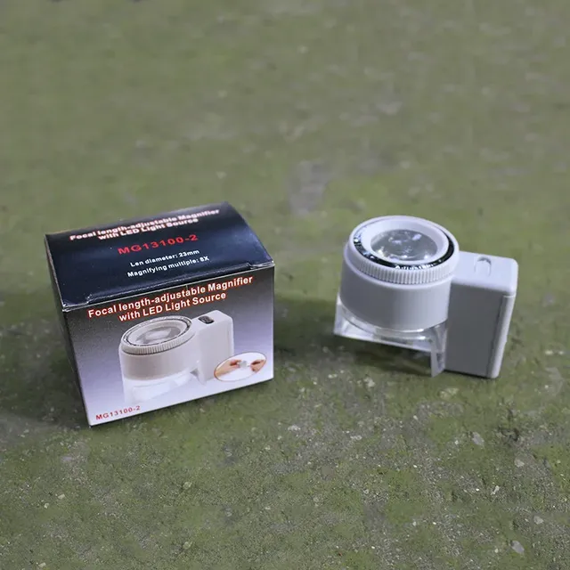 Loupe éclairée poche portable compacte plastique… – vue 3
