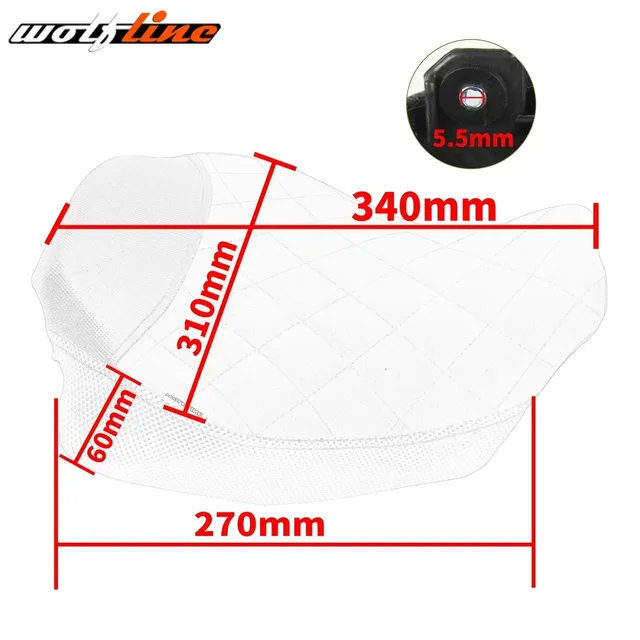 WOLFLINE CBR650R CB650R coussin de siège passager et… – vue 2