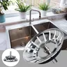 Bouchon de vidange de lavabo en acier inoxydable – vue 2