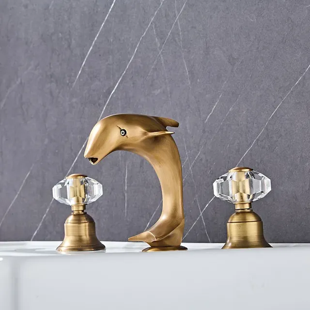 Robinet de Lavabo Noir Antique localité Poli – vue 7