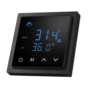 Thermostat intelligent 16A, régulateur de température pour chauffage au sol, avec écran tactile LED, contrôle du chauffage électrique 85-265V Thermostat intelligent 16A, régulateur de température pour chauffage au sol, avec écran tactile LED, contrôle du chauffage électrique 85-265V