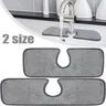 Tapis absorbant microfibre gris rectangulaire allongé… – vue 1