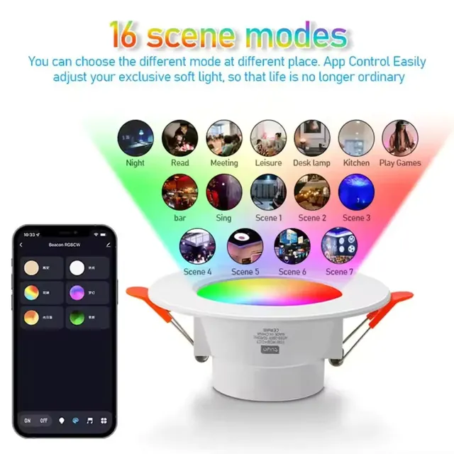 Spot lumineux LED intelligent – vue 3