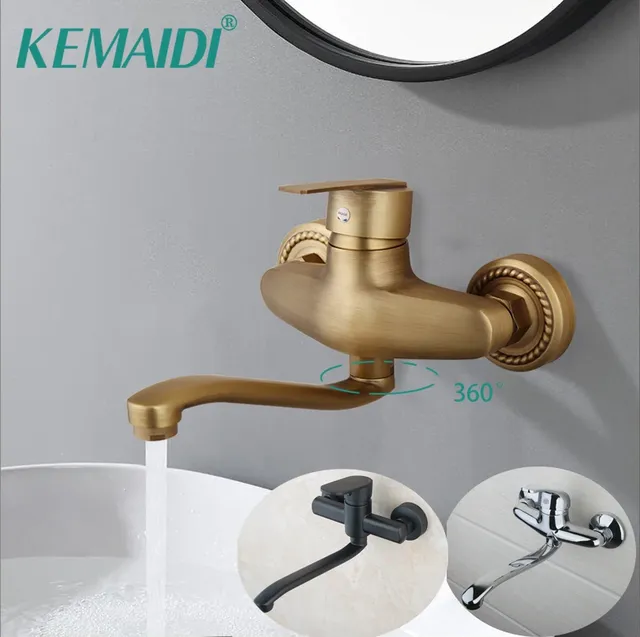 KEMAIDI robinet mitigeur d'évier de lavabo de baignoire… – vue 2