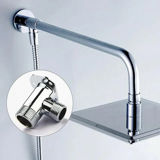 Bras de douche tuyau inférieur pomme de douche murale… – vue 6