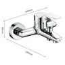 Robinet de centre commercial mural en alliage de zinc… – vue 7