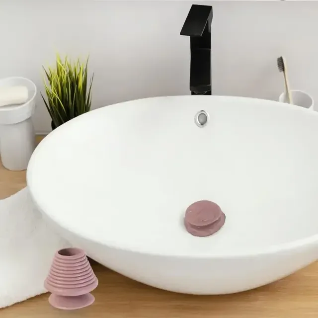 Bouchon baignoire évier universel silicone souple… – vue 4