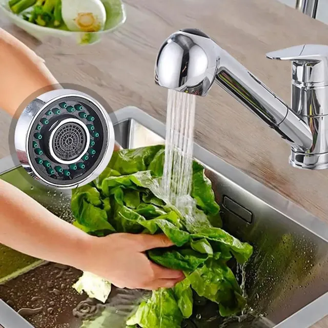 Tête douchette extractible chromée miroir ergonomique… – vue 2