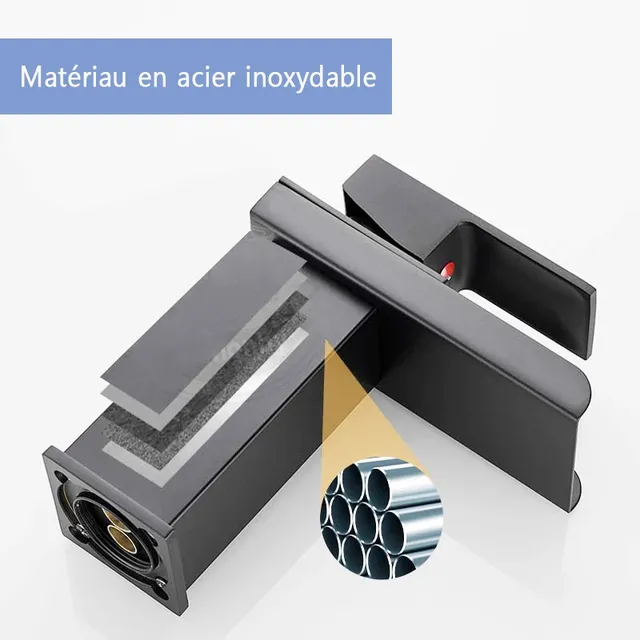 Robinet de Lavabo en Acier Inoxydable – vue 6
