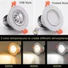 Plafonnier encastrable spot rond LED COB orientable… – vue 4