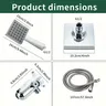 Ensemble de pomme de douche à main intégrée de Style… – vue 4