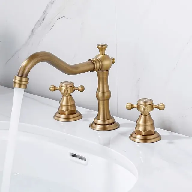 Kmmoun robinet de lavabo de salle de bains à bec fixe – vue 3