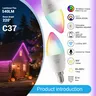 1-10 pièces Tuya Bluetooth WiFi E14 ampoule intelligente… – vue 2