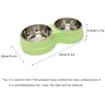 Bols doubles en acier inoxydable pour animaux de compagnie – vue 4