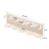 Support mural pots épices réglable plastique ABS blanc… – vue 6