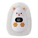 Chauffe-mains électrique Rechargeable, Mini chauffe-mains Long et sûr en peluche, chauffage rapide, Portable, de poche, pour l&rsquo;hiver
