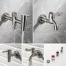Robinet mural acier inoxydable 304 brossé finition… – vue 2