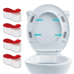 Pare-chocs de siège de toilette avec planche de bain, pare-chocs de siège de bidet, fonction arina pour les rêves d&rsquo;attachement de bidet, gardez votre siège de toilette, 4 pièces