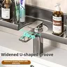 Étagère murale lavabo inoxydable brossé ventouse… – vue 3