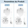 Housse de siège de toilette intelligente – vue 4