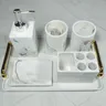 Ensemble accessoires salle bain lavabo rangement… – vue 2